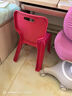禧天龙（Citylong）福娃椅家用宝宝椅小板凳弧形凳腿塑料靠背加厚防滑小凳子 【桃红】加厚靠背凳 20cm -30cm 实拍图