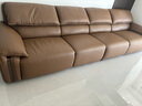 顾家家居政府补贴意式轻奢头层牛皮真皮沙发2025新款简约客厅直排沙发1518 【咖啡色】3.4m丨可坐可躺 接触面皮丨俄罗斯实木框架 实拍图