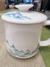 兮元记羊脂玉瓷月牙过滤茶杯茶具办公杯茶水分离泡茶水杯喝茶杯子会议杯 羊脂玉瓷青川月牙过滤茶杯简装 实拍图