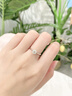 周百福【1000+门店】S925银戒指女求婚结婚订婚对戒送女友纪念生日礼物 【银戒指】*免费刻字+写贺卡-纪念日生日送闺蜜老婆 实拍图