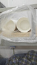 盈喜客一次性纸碗泡面碗筷套装打包食品级家用环保圆形快餐饭盒带盖批发 【本色碗】1050ml 100只-泡面碗 实拍图