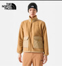 The North Face北面抓绒外套女户外保暖厚抓绒夹克7QWC 卡其色/K1O S 实拍图