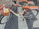 金武端自行车成人通勤车单车学生式女士轻便休闲实心胎复古上班变速买菜 至尊版-变速-复古黄 26寸 实拍图