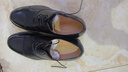 THOM WILLS【明星同款】ThomWills内增高皮鞋男商务正装牛津鞋新郎结婚鞋 黑色小牛B771-1 41 /7.5码 实拍图