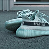 阿迪达斯Yeezy350灰湖绿夏日透气椰子男女休闲鞋HQ2060 39 实拍图