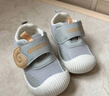 婧麒（JOYNCLEON）婴儿学步鞋0-1岁春夏秋季防滑机能鞋1到3岁婴儿鞋男女宝宝儿童鞋 浅灰色 【四季款】 21 码(内长15cm 脚长14.5cm) 实拍图