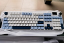 黑爵（AJAZZ）AK35IV3 MAX三模热插拔机械键盘 Gasket结构 PBT键帽TFT彩屏 FR4沉金定位板 RGB 蓝白 牛油果轴  实拍图