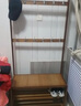奕居（igiene） 奕居衣帽架鞋架一体换鞋凳挂衣架家用竹实木落地卧室多功能 70长茶色换鞋凳衣帽架 实拍图