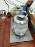 欧美特（OUMETE）全自动底部上水电热水壶恒温烧水壶泡茶专用茶台一体机茶桌茶几嵌入式抽水茶具套装1906蒸茶款 实拍图