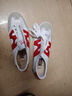 回力休闲运动鞋白色校鞋排球鞋跑步鞋体考鞋田径训练拔河跳远鞋帆布鞋 白红 40 女买平时小一码男码标准 实拍图