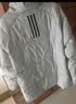 阿迪达斯（adidas）羽绒服男冬季潮流保暖休闲运动鸭绒连帽羽绒服 淡芝麻灰 2XL 实拍图