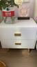 雅兰床头柜卧室储物柜置物简约床边柜收纳柜 米洛Milo(白色） 实拍图