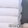 京东京造 480g加厚新疆阿瓦提长绒棉 A类纯棉加大柔软学生成人浴巾 白色 实拍图