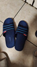 经典拖鞋舒适休闲一字拖居家情侣防滑男女凉拖鞋 蓝色 44 （偏小码建议拍大一码） 实拍图