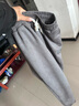 顶峰保罗（Dingfengbaoluo）麂皮绒裤子男士秋季休闲裤束脚宽松运动潮牌重磅K575深灰2XL 实拍图