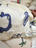 布昔熊【2件装】新生婴儿儿0-3月半背衣四季纯棉上衣初生婴儿宝宝长袖衣 四季款-2件装（小企鹅+小奶瓶） 59cm （01-3个月12斤以内） 实拍图