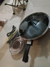 阿里达达电炒锅 电火锅 电蒸锅 电煮锅家用多功能大功率一体锅 煎炒煮焖不粘锅 5L 红色玻璃盖款（32CM直径）5L 标准款 实拍图