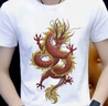 朦胧杏 有龙图案t恤男龙T恤国潮个性复古中国龙纹体恤衫上衣带龙的衣服 【1】号龙-B75 M 体重【95-105斤】 实拍图