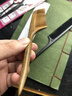 艾杰普木梳子绿檀尖尾梳檀香防脱静电头部按摩经络梳细齿密梳生日礼物 实拍图