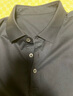 布先生夏季凉感丝光棉短袖男士polo衫商务休闲上衣纯色衣服翻领打底男装 黑色 2XL (185) 实拍图