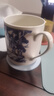 潇毅艾 景德镇陶瓷茶杯带盖家用杯喝茶杯青花瓷器办公杯子 松鹤延年 实拍图