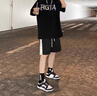 回力男鞋2025新款夏季透气黑白熊猫板鞋子男学生休闲百搭小白鞋男 白黑 42 实拍图