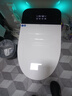 JOMOW墙排后排智能马桶家用全自动语音烘干虹吸式一体式坐便器 高配【黑屏】自动翻盖+清洗烘干 200-500mm【坑距备注】 实拍图