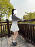 回力小皮鞋女新款夏季百搭英伦风一脚蹬乐福鞋黑色复古金属扣潮单鞋女 黑色(时尚款) 37 实拍图