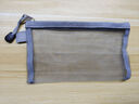 开学文具学习套装书皮多款网纱笔袋学习套装透明收纳袋考试专用居家小物品收纳文具袋铅笔盒 【白色+灰色】2个 实拍图