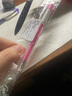 派通（Pentel）AX105W糖果色自动铅笔 0.5mm不易断芯学生绘图考试用活动铅笔尾带橡皮 粉色单支装 实拍图