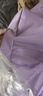 旅行包大容量女超大拉杆手提出差便携待产收纳包运动健身包行李袋 紫色 70L 实拍图