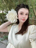 费雪（Fisher-Price）美国费雪孕妇连衣裙夏季新款裙子夏装长裙上衣孕妇裙女纯棉孕妇装 米白色连衣裙-夏款 M【110-125斤适穿】 实拍图