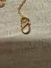 明牌珠宝黄金手链足金浪漫星恋系列手链刘涛同款礼物送女友老婆工费150 约17+2厘米 约3.04克 太阳手链AFK0034 实拍图