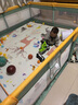迪士尼儿童游戏宝宝爬爬垫婴儿围栏地上栅栏爬行垫小孩客厅防护栏游乐园 150*180cm丨家用室内地围栏送爬爬垫海洋球 搭配一块爬爬垫（款式图案随机）蓝色款不含爬爬垫 实拍图