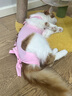 MIFLAME猫咪绝育服公猫母猫术后恢复防舔衣断奶戒奶服薄款防脱设计M码 粉红色 m码（6-12斤） 实拍图