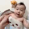 蒂乐肚围婴儿秋冬护肚围幼儿护肚子神器儿童肚兜宝宝腹围护脐带秋冬季 尼克小熊【加厚加倍保暖】 18*22cm(0-2岁) 实拍图
