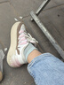 FILA 斐乐官方女鞋CARROT摩登板鞋萝卜鞋休闲厚底鞋子女 白中白/烤椰丝棕-BT 36 实拍图