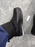 欧牧盾加绒男靴棉靴东北老铁加厚雪地靴魔术贴大码牛津布防水溅高帮保暖 黑色 46 实拍图