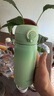 膳魔师（THERMOS）保温杯大容量水杯儿童男女士情侣不锈钢杯子团购生日礼物JNL 316L不锈钢-竹林绿 350ml 实拍图