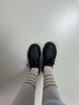 马丁（DR.MARTENS）1461 Nappa舒适百搭通勤哑光软皮黑色薄底皮鞋单鞋父亲节礼物 黑色 39 实拍图