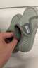 爱比乐可男童鞋秋季幼儿园室内鞋飞织鞋软底学步鞋女宝宝地板鞋儿童帆布鞋 墨绿色D14【四季款-经典飞织鞋】 29 鞋内长18.1cm/适合脚长17.6cm 实拍图
