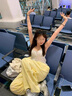棉致黄色波点山本裤子女春秋季2025新款宽松高腰垂感休闲显瘦阔腿 1152黄色【高品质17.5】 L 110-120斤 实拍图