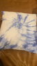 绿秀扎染方巾手工diy材料布料帆布手提袋布袋衣服T恤围巾扎染用品 扎染【枕头套+枕芯】（45*45cm） 实拍图
