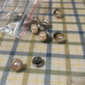 免缝纽扣暗扣女士防走光衬衫开衫衣服可拆卸隐形按扣百搭珍珠钉扣 圆珍珠/ 10 个 实拍图
