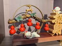 赟娅五福临门葫芦招财猫摆件乔迁新居礼品礼物新房子客厅电视软装饰品 五福临门金环招财猫+招财 实拍图