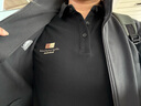 马克华菲【7A抗菌】翻领短袖Polo衫男装2025夏季新款潮流刺绣T恤 黑色 001 XL 180 实拍图