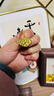 曼卡龙黄金吊坠足金小福星锁包福运金锁 儿童锁送宝宝生日礼物周岁礼物 3.15g 实拍图