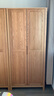 源氏木语纯实木衣柜现代简约柜子橡木四门北欧风卧室家用组装大衣橱 1.8米四门衣柜（A+B） 实拍图