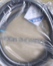 JOCBO【德国】淋浴花洒软管通用接口加厚防爆防缠绕PVC莲蓬喷头4分软管 磨砂黑【2米】防导热花洒软管 实拍图