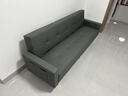芝迈2024新款沙发客厅折叠两用沙发床出租房小户型防猫爪 【猫抓皮+实木沙发腿】深灰色 四人位 2m +抱枕 实拍图